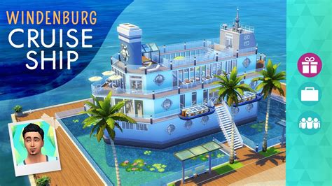 A Sims 4 Cruise Ship In Windenburg Build Tour No Cc Or Mods Youtube