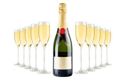 Champagne Bottle And Champagne Glasses Stock Photo By ©lateci 51664983