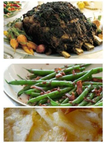 Slow cooker prime rib roast. Christmas Prime Rib Roast Dinner - Menu and Recipes | Prime rib dinner, Roast dinner menu, Prime ...