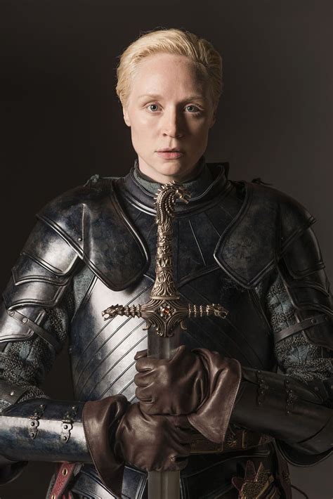 Portrait Of Gwendoline Christie As Brienne Of Tarth Photo Helen Sloan Arte Game Of Thrones