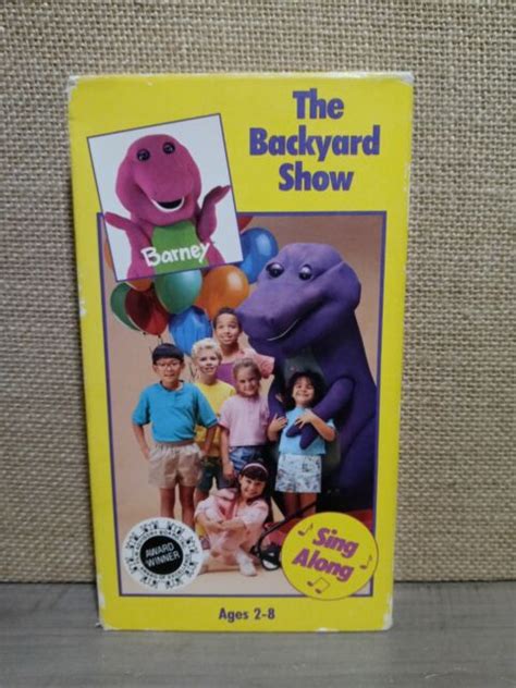 Barney The Backyard Show Vhs 1988 For Sale Online Ebay