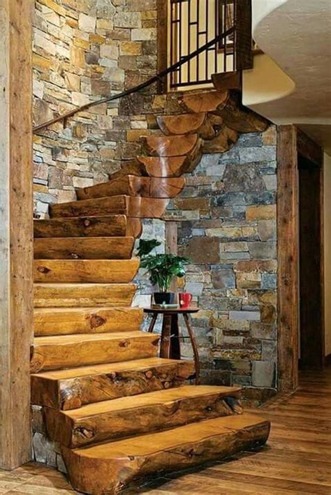 Gorgeous Log Cabin Style Home Interior Design33 Homishome