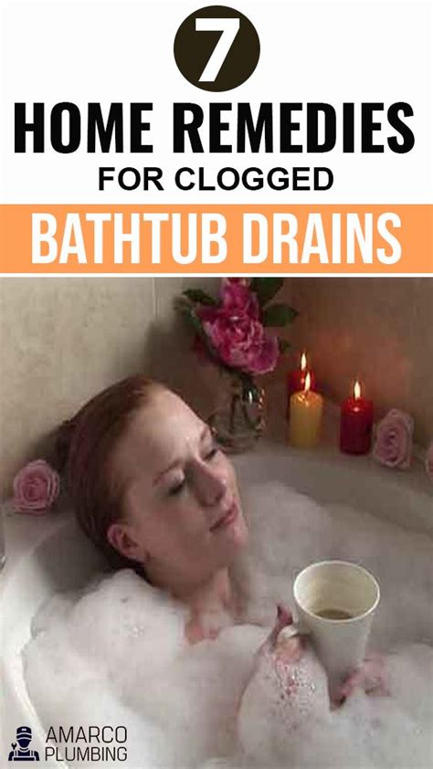 Now, when you are convinced to ditch all those commercial cleaners that claim to be highly effective for removing all types of blockages in the drain first remove all water from the sink, bath tub or wherever the blockage has occurred. 7 Home Remedies for Clogged Bathtub Drains - Amarco ...