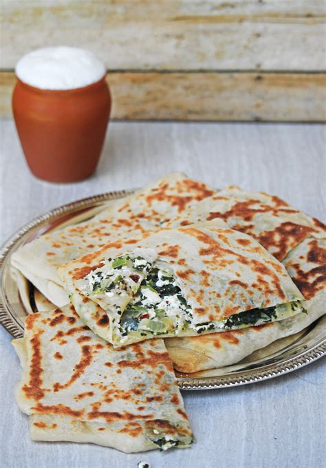 Gozleme Turkish Spinach And Feta Flatbread My Cooking Journey