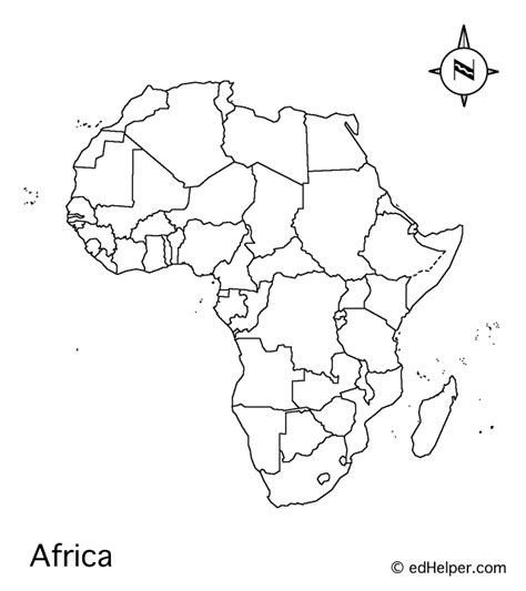 Africa Outline Map
