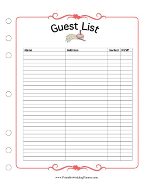 No longer do brides and their wedding planners need to carry around heavy binders and notebooks while trying to keep everything organized in the process; Guest List