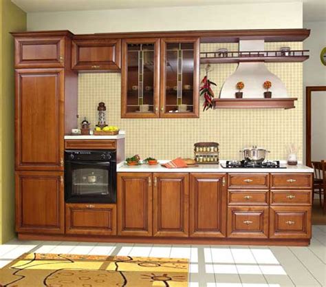 Latest Kerala Model Wooden Kitchen Cabinet Designs - Wood Design Ideas