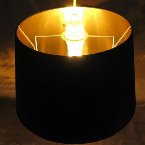 Black And Gold Lamp Shade