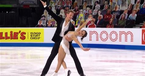 Retro Style Ice Skating Routine Earns Top Scores For Pair