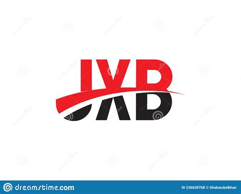 Jxb Letter Initial Logo Design Vector Illustration Stock Vector