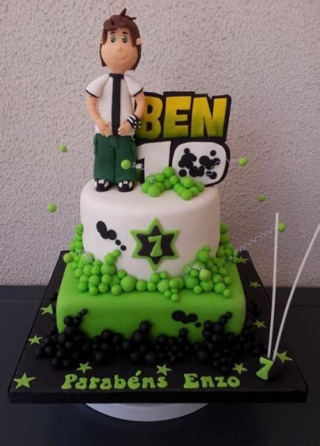 Check spelling or type a new query. Two tier Ben 10 birthday cake for 7 year old.JPG