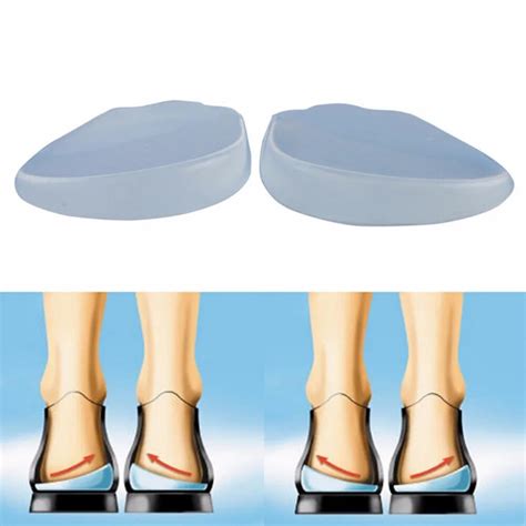 Silicone Insoles Orthotics X O Type Legs Corrector Gel Pillow For Heel