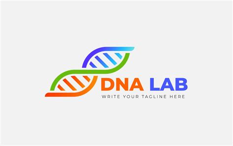 Dna Laboratory Logo Dna Genetic Lab Logo Modern Science Lab