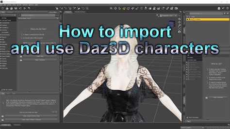 Ue4 How To Import And Use Characters Created By Daz3d Into Unreal