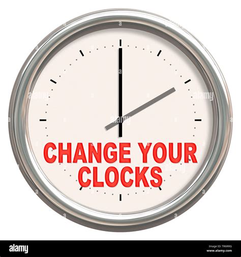 Change The Clocks Hi Res Stock Photography And Images Alamy