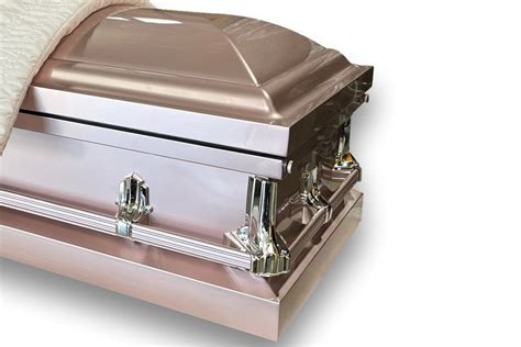 Howard Orchid Burial Casket In Lilac Finish And Pink Interior
