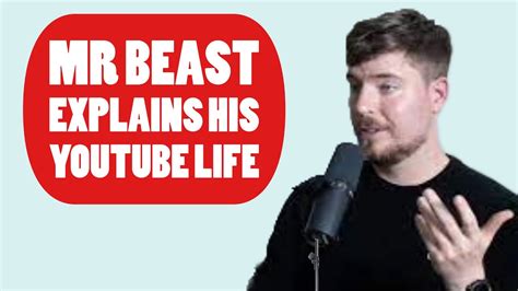 Mr Beast Shares His YouTube Story YouTube