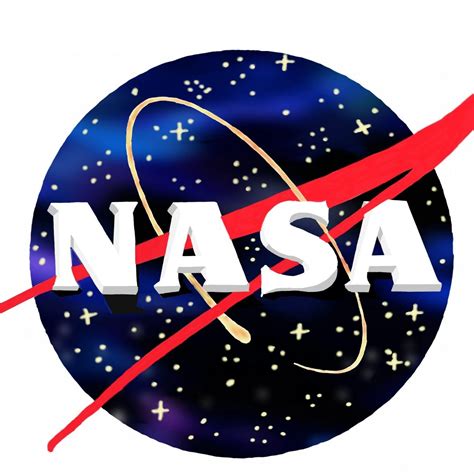 A 3d Galaxy Version Of The Nasa Logo That I Did Digitally Nasa Logo