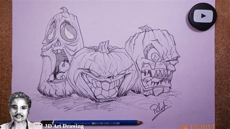A lot of people who are beginner to drawing are looking for easy drawing ideas. How to Draw Halloween Drawing ideas - YouTube