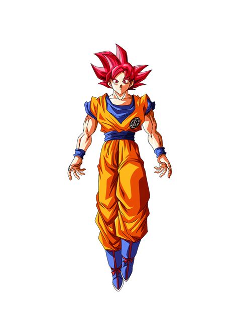 Goku Super Sayajin Fase Dios Oficial By Dannysev On Deviantart