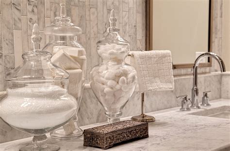 The timeless glass designs complement any bath accessories, so select classic or modern tissue box. Apothecary Chests, Jars And Cabinets: Decorating Ideas ...