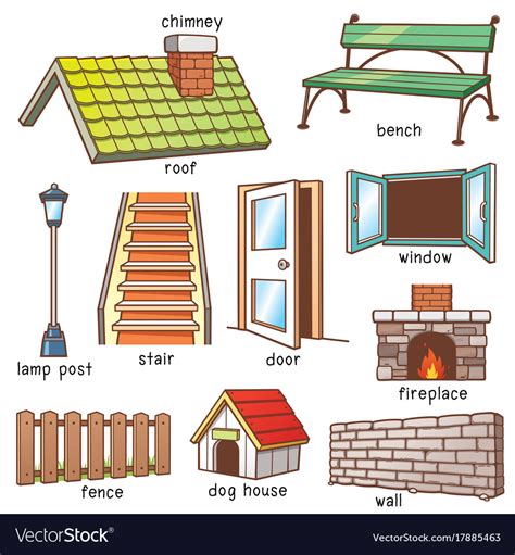Different Parts Of The House Clipart 2 Clipart Statio