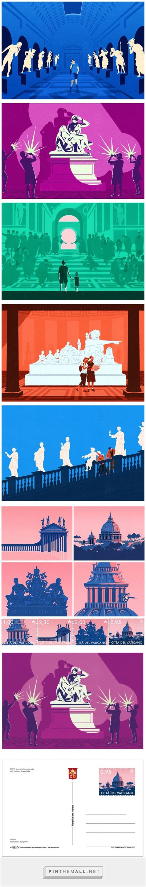 Tourists In The Vatican Museum On Behance Created Via