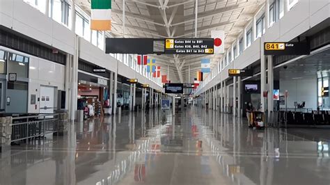 An Empty International Terminal At Washington Dulles International Airport IAD YouTube