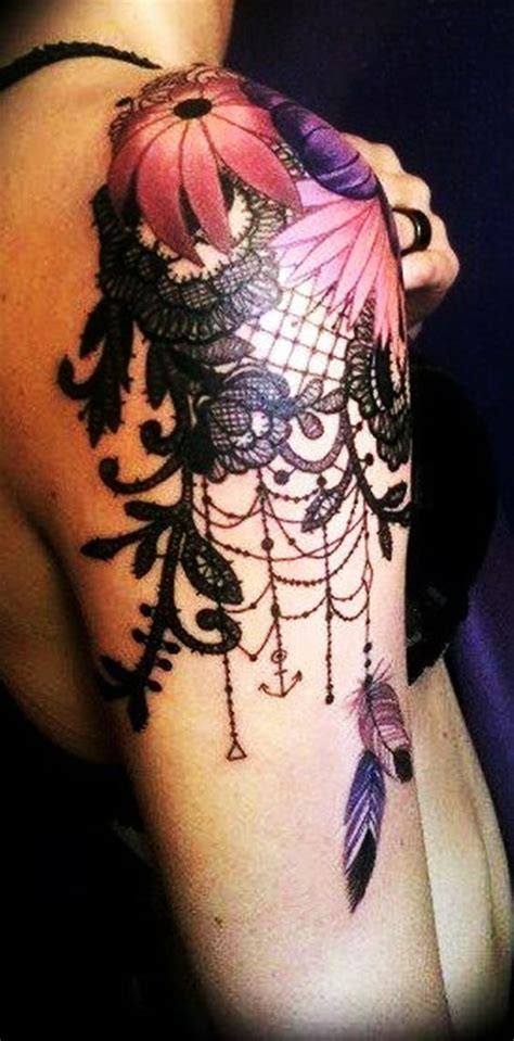 40 Lace Tattoo Ideas To Add The Beauty Of Laces To Your Life