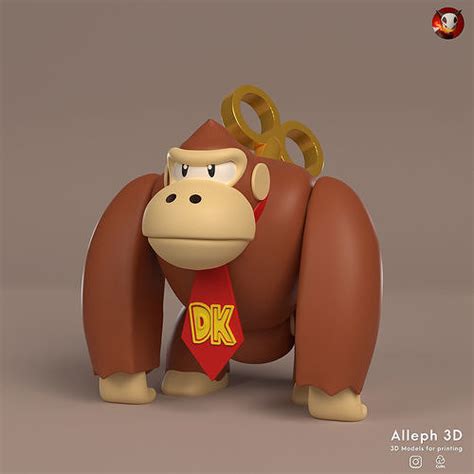 Donkey Kong Mini Toy 3d Model 3d Printable Cgtrader