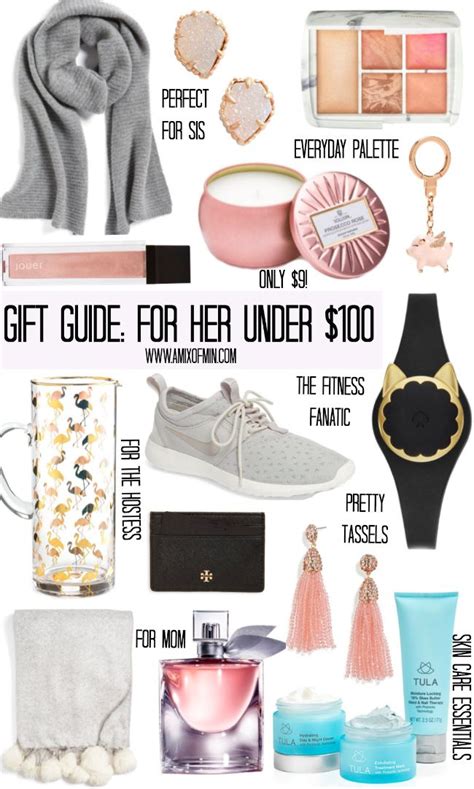 There's something for everyone, whether you're celebrate the women in your life with these thoughtful, stylish gifts for her. Gift Guide: For Her Under $100 | InfluenceHer Collective ...