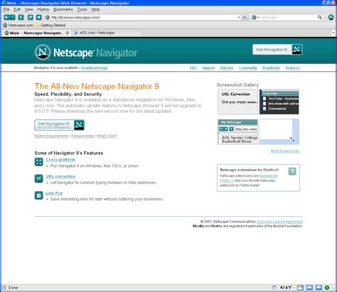 Download nearly any version of netscape navigators for windows, mac, linux, and os/2 available on the internet from one simple and comprehensive archive. Internet: Passado, Presente e Futuro