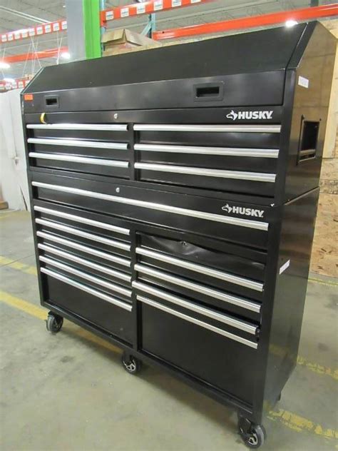 Find tool cabinet chest from a vast selection of tools & workshop equipment. Husky 61 In W X 18 In D 18 Drawer Tool Chest And Cabinet Combo