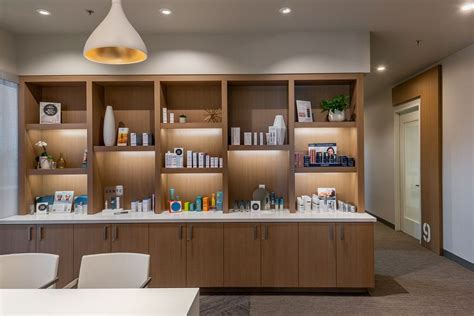 West Oak Dermatology Product Display Clinic Interior Design