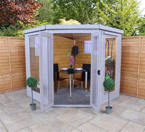 Mercia Garden Products 7x7 Corner Summerhouse Uk Kitchen