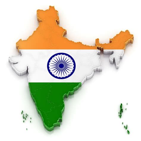 India Map With Color Images And Photos Finder