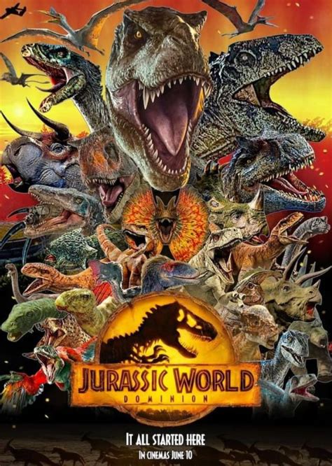 Jurassic World Dominion Poster Jurassic Park In Jurassic World