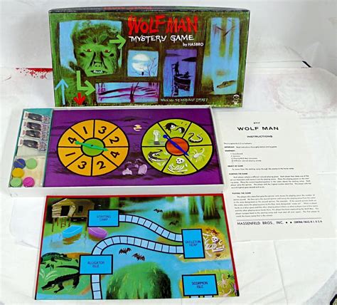 The Wolfman Board Game Old Board Games Classic Board Games Vintage