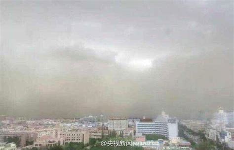 Powerful Sandstorm Engulfs Gansu Cn