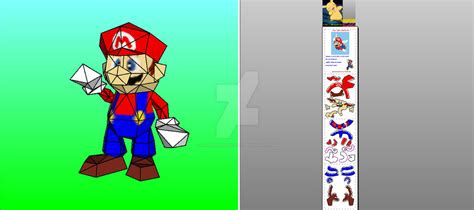 Mario Super Smash Bros 64 Papercraft By Johannhernandez117 On Deviantart