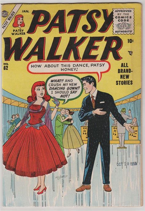 Patsy Walker V1 62 FN VF Jan 1956 Atlas Comics Etsy Comic Books