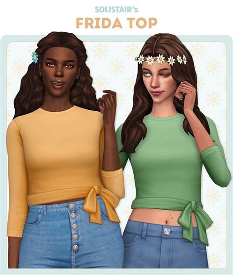 Frida Top Solistair On Patreon In 2021 Sims Sims 4 Sims 4 Clothing