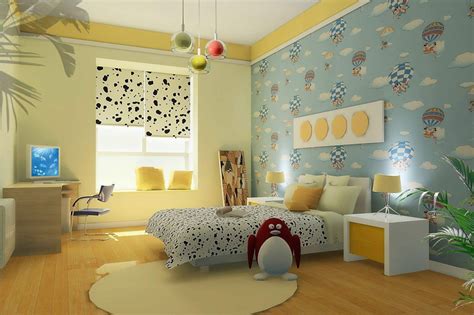 Wallpaper sticker dinding kamar motif tulisan. Tips Cara Membuat Wallpaper Kamar Tidur Anak - Nirwana ...