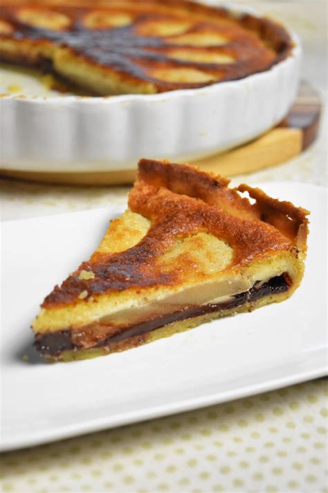 Tarte poire chocolat