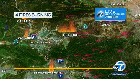 Fires In Southern California Today Abc7 Coverage Of Wildfires Burning