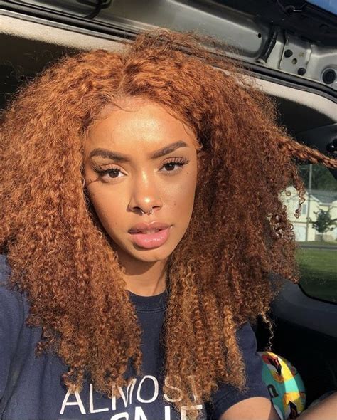 pin by d tavares on girl colored curly hair ginger hair color dyed natural hair
