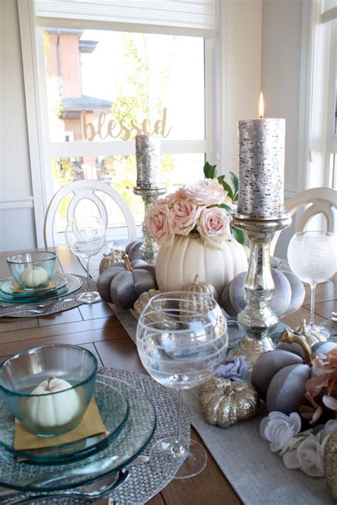 We loved how these florists incorporated complimentary hues into the arrangements—think burgundy, grays, and creams—to ensure the pink creations didn't feel to precious. 3 Easy Fall Tablescapes in blush pink, silver and gold tones