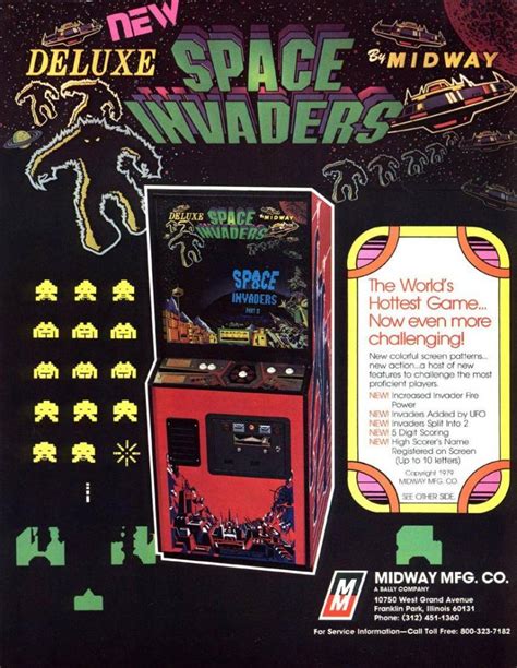 Space Invaders Deluxe Video Arcade Game For Sale Arcade