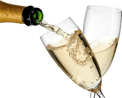 Champagne Servi Dans Un Verre Png Transparents Stickpng