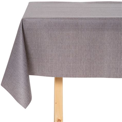 * * * * * * 👉 hier könnt ihr mom. Tischdecke abwaschbar Linado Taupe - Superdekoshop.de